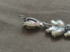 Pendant USSR Handmade Vintage Multi-Stone Dangle Jewelry Soviet Era Unique