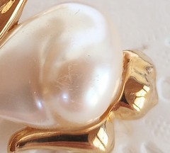 🐰 Lot #1 Vintage Now Bunny Rabbit Pin Brooch Earrings Marvella Avon Rhinestone