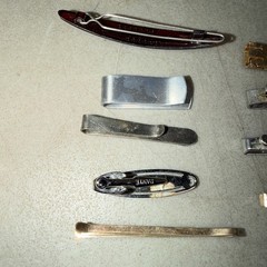 12 Vintage Tie Clips Dante, Swank, Continental & More