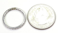 Antique Deco 1920’s Wedding Eternity Platinum Band Ring Size 7 UK-N1/2 EGL USA