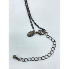 Vintage Antique Gold Tone Medallion Beaded Necklace Boho Necklace