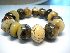Genuine Huge Massive Amber Baltic Amber Bracelet 57 grams 8-8.5 in !!!