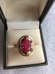 Rings silver 875 gold Plated Russian Soviet Silver vintage USSR old