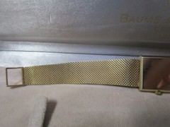 vintage BAUME MERCIER 14KT SOLID GOLD WATCH