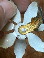 Huge Vintage Flower Earring Pairs Lot Enamel Rhinestone Coro Avon W Germany Etc.