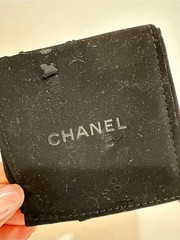 CHANEL Pink Ombre Crystal CC Brooch Gold Tone Made in Italy