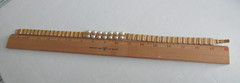 Vintage Napier Gold-tone & Faux Pearl Statement Necklace Pat.# Rare 18″ NICE
