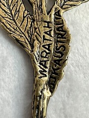 Vintage JJK AUSTRALIAN WARATAH FLOWER Brooch