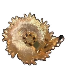 Vintage Brushed Goldtone Clip Earrings With Faux Pearls & Rhinestones
