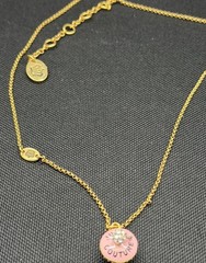 Vintage Juicy Couture Cupcake Enamel Crystal 19” Necklace New