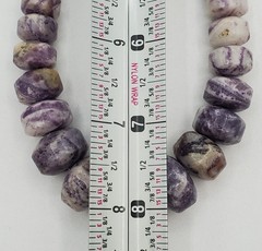 VTG 925 DTR Mine Finds Jay King Necklace 21in Dream Chevron Amethyst Rondelles