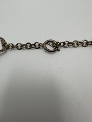 Heavy Vintage Sterling Silver Unique Chain Necklace 18” X 24mm JB23