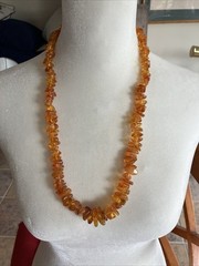 Vintage Baltic honey amber graduated necklace, weight: 56 Grams Length 26 In