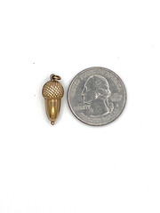 Vintage Watch fobs and charms yellow gold filled and sterling, five items