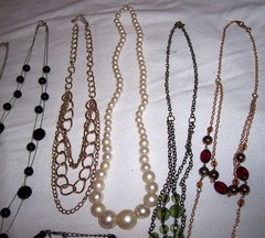 Estate Find Costume Jewelry Variety Necklaces Bracelets Rings Pin 22 Piece Lot A