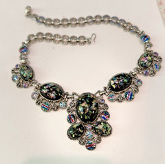 SELRO SELINI VINTAGE CONFETTI STATEMENT NECKLACE