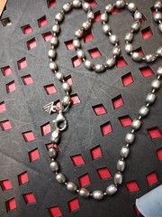 18 Inch Silpada Sterling Silver Bead Necklace