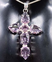 Pear Cut Pink Topaz Pendant 45.55 CT EGL 925 Sterling Silver Gemstone 5ARR