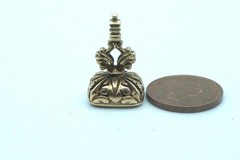 ANTIQUE ENGLISH GEORGIAN 15K GOLD CITRINE SEAL FOB CHARM c1830 – LONDON HOUSE