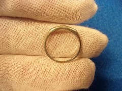 BEAUTIFUL OLD VTG ANTIQUE LADY’S 18K WHITE GOLD & DIAMOND ART DECO ERA RING BAND