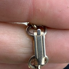 Vintage Charm Bracelet Gold Tone Chicago Illinois 6.5”
