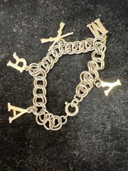 Vintage Military CHARM BRACELET US ARMY