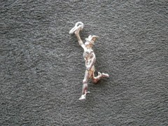 Mercury Hermes Winged Heels Vintage Sterling Silver Bracelet Charm Pendant 2.5g