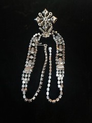 Vintage Art Deco Beauty Clear Rhinestone Choker
