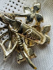 6 Pair Lot Vintage Rhinestone Earrings Coro Beau Jewels Orena TJ M USA Signed