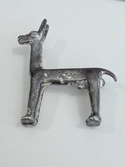 Vintage Alva Studio Silver Plated Pewter Llama Brooch Alpaca Pin Brooch