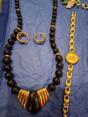 Vintage Jewelry. Monet, Napier, Coro, Givenchy, Joan Rivers, Ora, Bulova, Etc