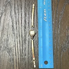 Ladies Elgin Wrist Watch windup non- working watch 10k gold filled band