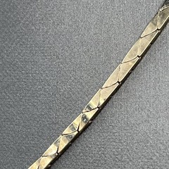 Vintage Panetta 80s Dainty Rhinestone Necklace Gold Tone 15.5″