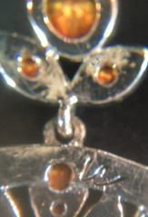 Lauren Conrad LC Silvertone Chandelier Dangle Clear Crystal Pierced Earrings