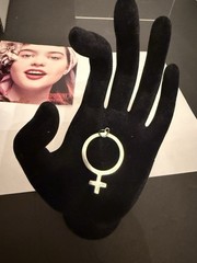 Vintage Avedon Sterling Female/Feminist Symbol Pendant