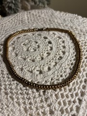 Coro Vintage Gold Tone Rolled Mesh 15 Inch Chain Retro Glamorous Look