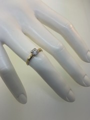 Vintage 1940’s 14k & Palladium Diamond Engagement Ring