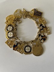 Vintage 1990s–2000s TOPS Club Achievement Charm Bracelet