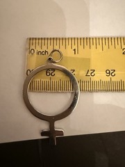 Vintage Avedon Sterling Female/Feminist Symbol Pendant