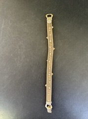 Vintage Jewels By Julio Gold Mesh Rhinestone Bracelet