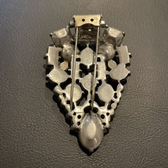 Vintage Eisenberg Original Signed Waterfall Teardrop Brooch