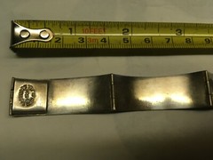 Signed MRM Guad Jal Mex Plata 925 Sterling Silver 7” Bracelet Hinged Panel