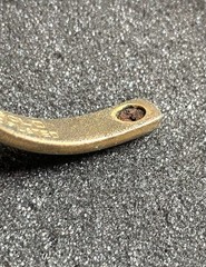 Vintage 24K Yellow Gold Electroplated Cuff Bracelet w/ Magnet 7.25”
