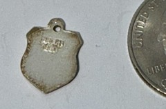 Vintage Tangier (Tanger) Morocco Coat of Arms Shield Bracelet Charm
