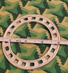 Vintage Signed GIVENCHY Matte Silver Slicer Bangle Bracelet circa 1980’s 1990’s