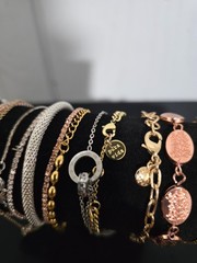 mixed metal materials bracelet lot 20