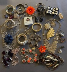 CREATE YOUR OWN LOT VTG MCM ESTATE RHINESTONE JEWELRY $5 FIRST 10% OFF 2 0R MORE