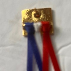 Vintage USA Pins with Ribbon Flag Angel