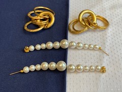Vtg Earring Lot Jewelry Rama Liz Claiborne Monet Napier Enamel Rhinestone