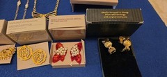Vintage Avon Jewlery Lot Of 15.new In Box.sterling Silver Perfume Charm.1980s-90